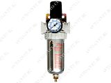 картинка AFR-80 фильтр-влагоотделитель с маном. и регул. давления 1/4" REMIX