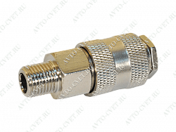 Быстросъем мама наружная резьба сталь 1/4"