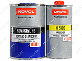 картинка Лак бесцветный 2+1 HS (1л+0,5л) отвердитель 5120 (комплект) "Novakryl"