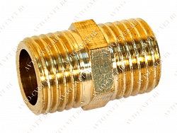 Переходник резьба-резьба 1/4" наружняя