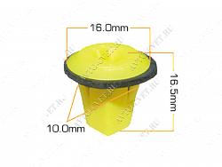 Клипса пластм. крепежная Т-2026 (699)  (уп.25шт)