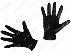 Перчатки нитриловые черные (упак. 50 шт) "FORMEL"