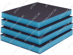 Абразивная губка  2-сторон. (упаковка 4 шт) 