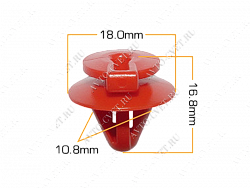 Клипса пластм. крепежная Т-3032 (518) (уп.25шт)