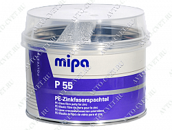 Шпатлевка P55 со стекловолокном и с цинковым наполнителем 0,875гр "Mipa"