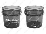 картинка Ведро для детейлинга, прозрачное, черное Detailing Bucket MaxShine