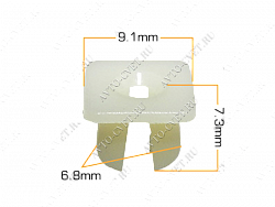 Клипса пластм. крепежная Т-2003 (704) (уп.25шт)