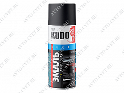 Эмаль акриловая 1К черная матовая 520 мл "KUDO"