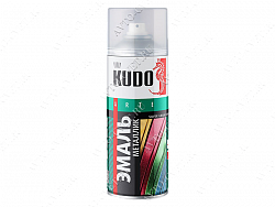 Спрей-эмаль универсальная металлик 520 мл SILVER GRAIN FINISH "KUDO"