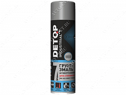 Спрей-грунт-эмаль антикоррозионная цинк-алюминиевая №7 650 мл DETOP