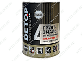 картинка Грунт-эмаль по ржавчине 3 в 1 0,75 л №4 DETOP