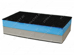 Брусок FH малый 2-х слойный (жест/мягкий,двусторон) с липучкой (HOOK) для шлиф (120х70х30мм) "TOR"