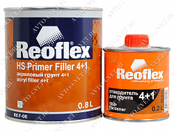 Грунт акриловый 2К 4+1 (0,8л+0,2л) (комплект) "Reoflex"