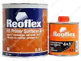 картинка Грунт на металл 2К 4+1 HS Surfacer (0,8л+0,2л) (комплект) "Reoflex"