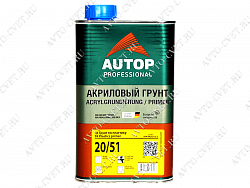 Грунт по пластику 1К серый 1л "Autop"