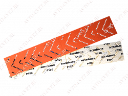 Полоски на бумаж. основе LC ORANGE CERAMIC 70*400мм, липучка Multi holes 518 SANDWOX