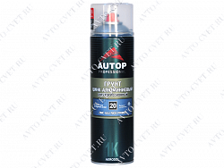 Спрей-грунт цинк-алюминиевый антикоррозионный №20 650 мл ZINC-ALU RICH PRIMER серебр-серый "Autop"