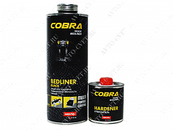 Защитное покрытие повышенной прочности черное COBRA TRUCK BEDLINER "Novol"