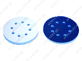картинка Диск-прокладка синий поролон H-10мм, 125мм 8отв "Deerfos"