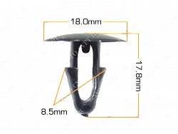 Клипса пластм. крепежная Т-3059 (339) (уп.25шт)