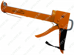 Пистолет для герметика полукорпусной желтый NORMACAR