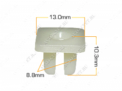 Клипса пластм. крепежная Т-2007 (707) (уп.25шт)