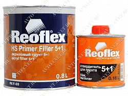 Грунт акриловый 2К 5+1 HS (0,8л+0,16л) (комплект) "Reoflex"