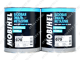 картинка Краска трехслойная 070 Toyota Crystal 1л+1л  (грунт 1/3 40198002 + перламутр 40198102) "Mobihel"