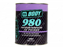 Грунт-наполнитель 1К 980 серый 1л "Body"