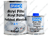 картинка Грунт акриловый 2К 4+1 Studio (0,8л+0,2л) (комплект) "Novol"