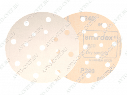 Абразивный круг 510 White 150 мм 17 отв "SMIRDEX"