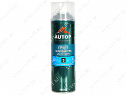 Спрей-грунт наполнитель для пластика №3 серый 650 мл Plastic Primer Filler "Autop"
