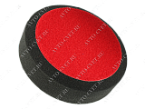картинка Полировальный круг на липучке тип С (мягкий, черный) H=3см "Novol"