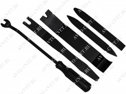 Набор клипсодеров пластиковых 5 предметов (черный) NN @