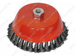 Щетка для УШМ чашка витая