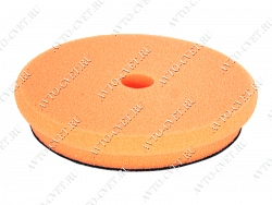 Полировальный диск средней жесткости 150мм гладкий оранжевый Sandwox