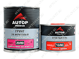 картинка Грунт 2K акриловый Premium "мокрый по мокрому" 2+1 (1л + 0,5л) "Autop"
