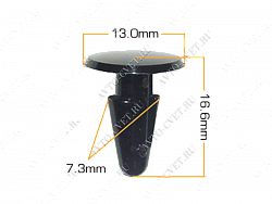 Клипса пластм. крепежная Т-3070 (094/K-094) (уп.25шт)