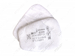 Предфильтр для пылей и распыленной краски (упаковка - 2шт) (5911) "ЗМ"