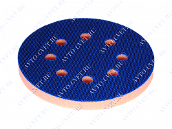Диск-прокладка на оранжевом поролоне H-10мм, 125мм 8отв "Deerfos"