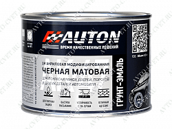 Грунт-эмаль 1К акриловая модифицированная черная матовая 0,5 л AUTON