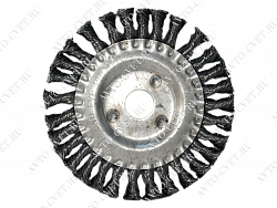 Щетка для УШМ дисковая витая