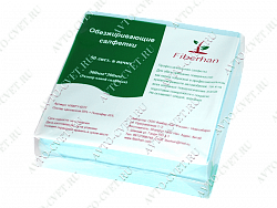 Салфетки обезжиривающие голубые 30смх30см (уп.50шт) Fiberhan