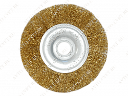 Щетка для УШМ дисковая латунная