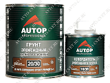 картинка Грунт 2К эпоксидный антикоррозионный 3+1 светло-серый (0,75л + 0,25л) "Autop"