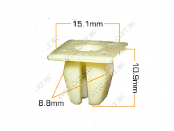 Клипса пластм. крепежная Т-2005 (023/K-023)  (уп.25шт)
