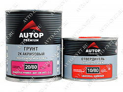 Грунт 2K акриловый Premium "мокрый по мокрому" 2+1 (1л + 0,5л) "Autop"