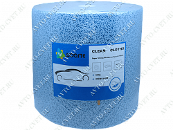 Салфетки для обезжиривания голубые 35х25 (рулон - 500 шт) (с втулкой) (Китай)