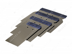 Набор шпателей нержавеющие (упаковка - 4шт) "Япончик"