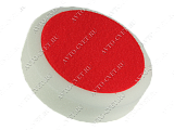 картинка Полировальный круг на липучке тип А (жесткий, белый) H=3см "Novol"
